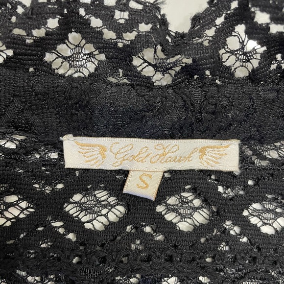 Last chance- lowest price 🖤NWOT Gold Hawk Lace Blouse and Cami - Picture 6 of 7